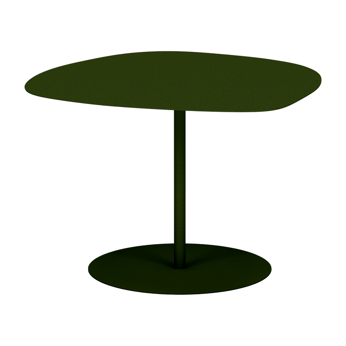 Table basse en acier mat kaki 37 cm Galet 03 - Matière Grise - The Cool Republic