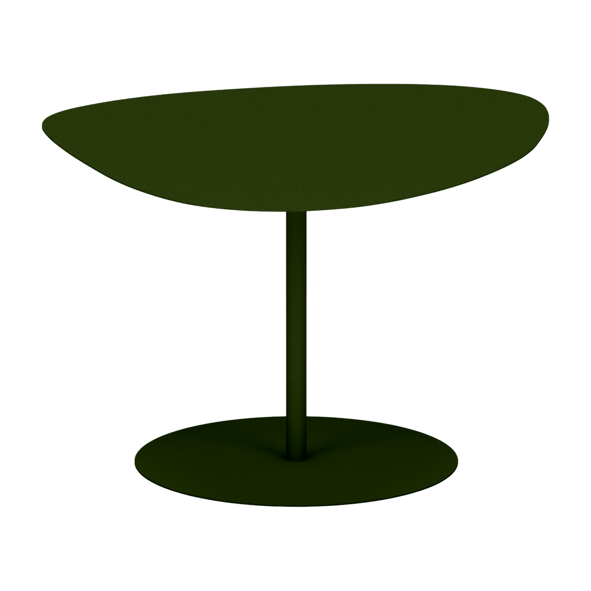 Table basse en acier mat kaki 39 cm Galet 02 - Matière Grise - The Cool Republic