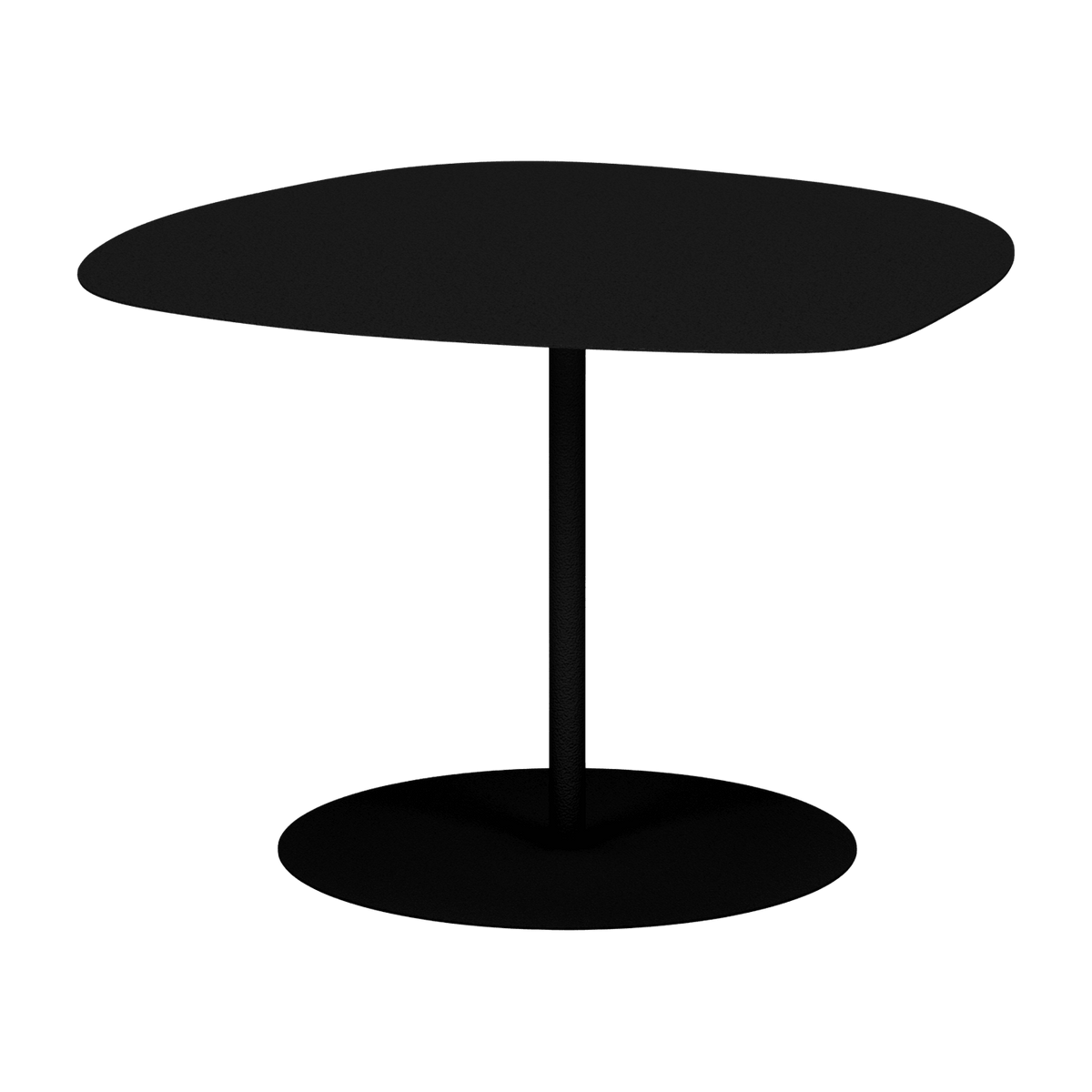 Table basse en acier mat noir mat 37 cm Galet 03 - Matière Grise - The Cool Republic