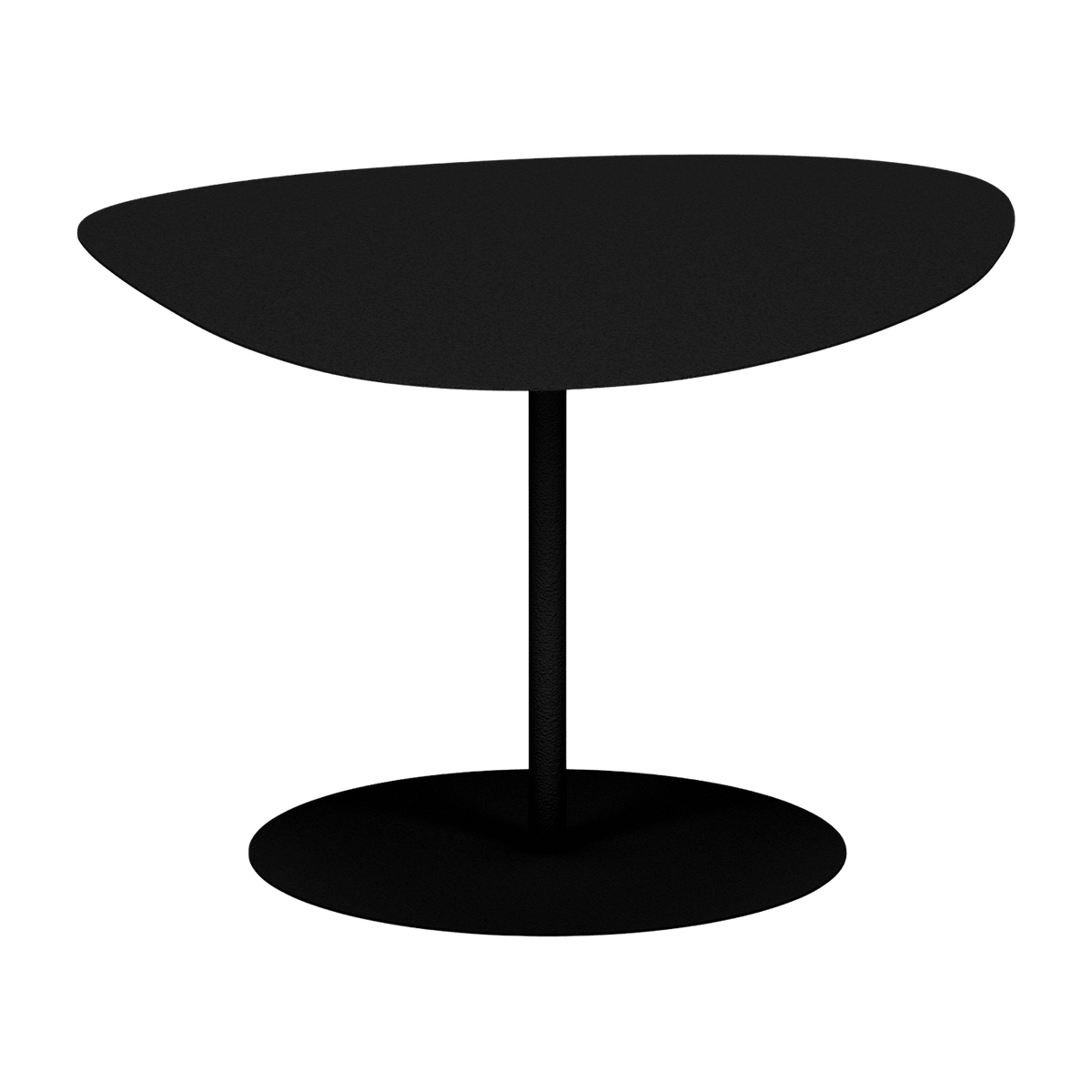 Table basse en acier mat noir mat 39 cm Galet 02 - Matière Grise - The Cool Republic
