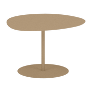 Table basse en acier mat sable 40 cm Galet 01 - Matière Grise - The Cool Republic