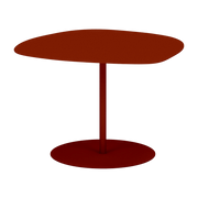 Table basse en acier mat terracotta 37 cm Galet 03 - Matière Grise - The Cool Republic