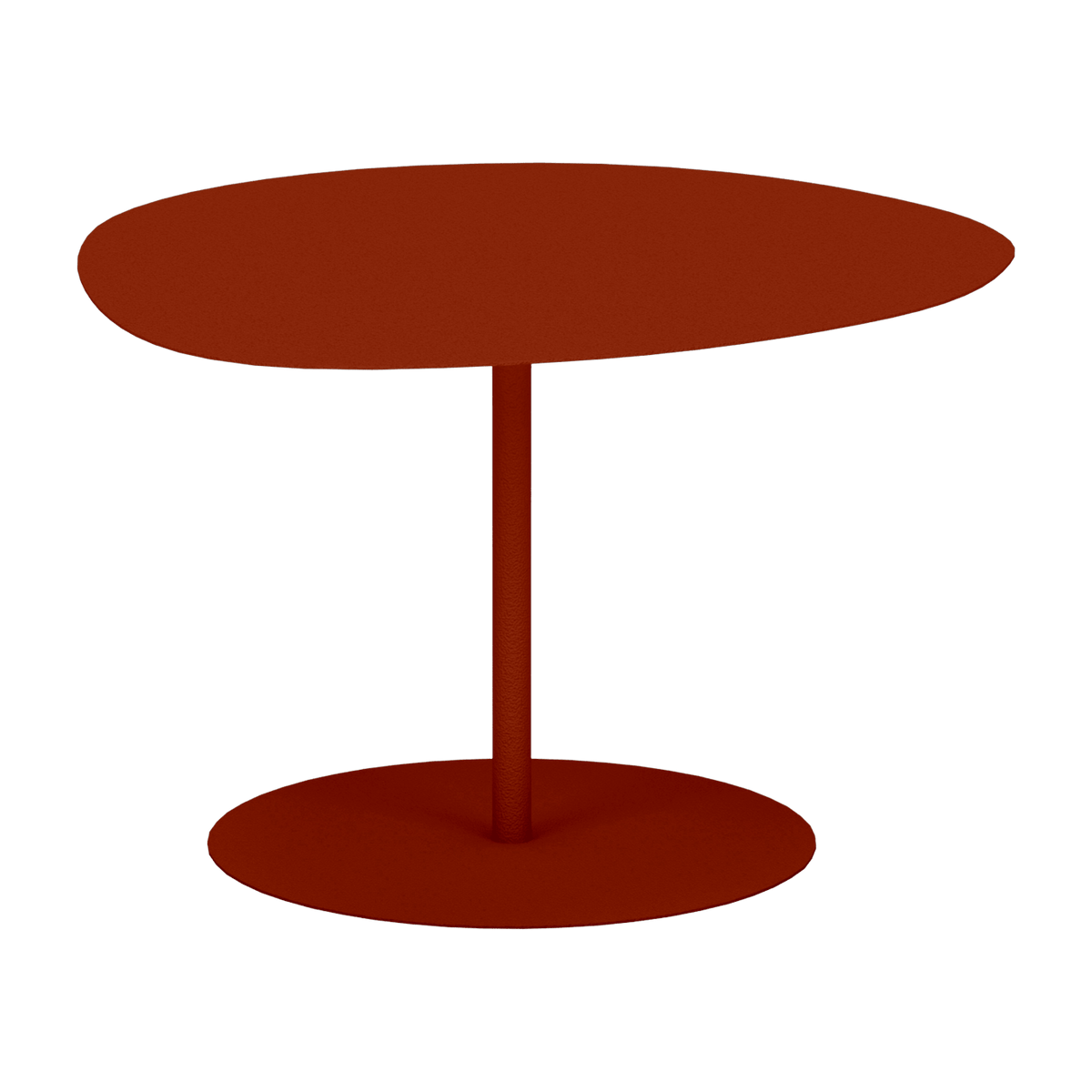 Table basse en acier mat terracotta 40 cm Galet 01 - Matière Grise - The Cool Republic