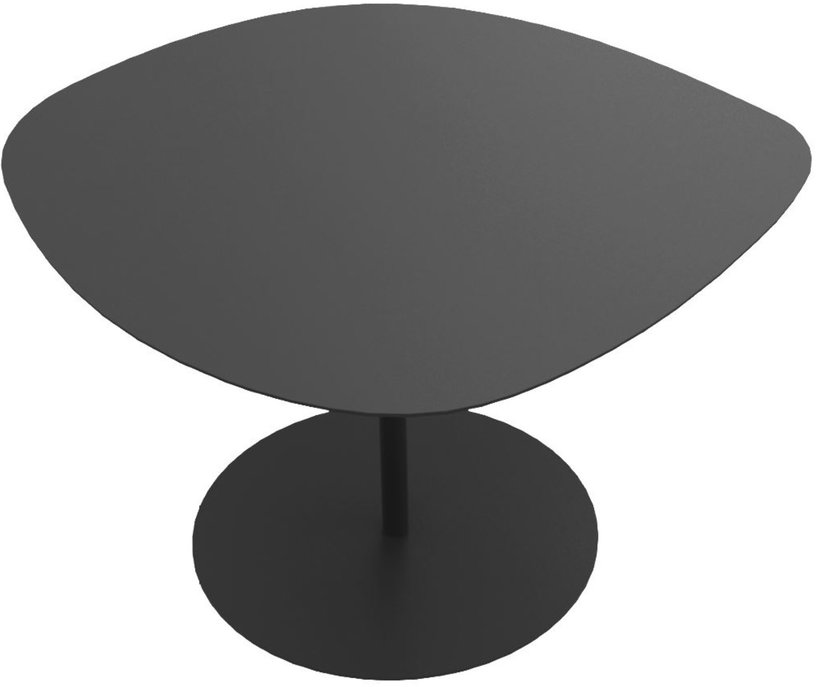 Table basse en acier noir Galet n°1 - Matière Grise - The Cool Republic