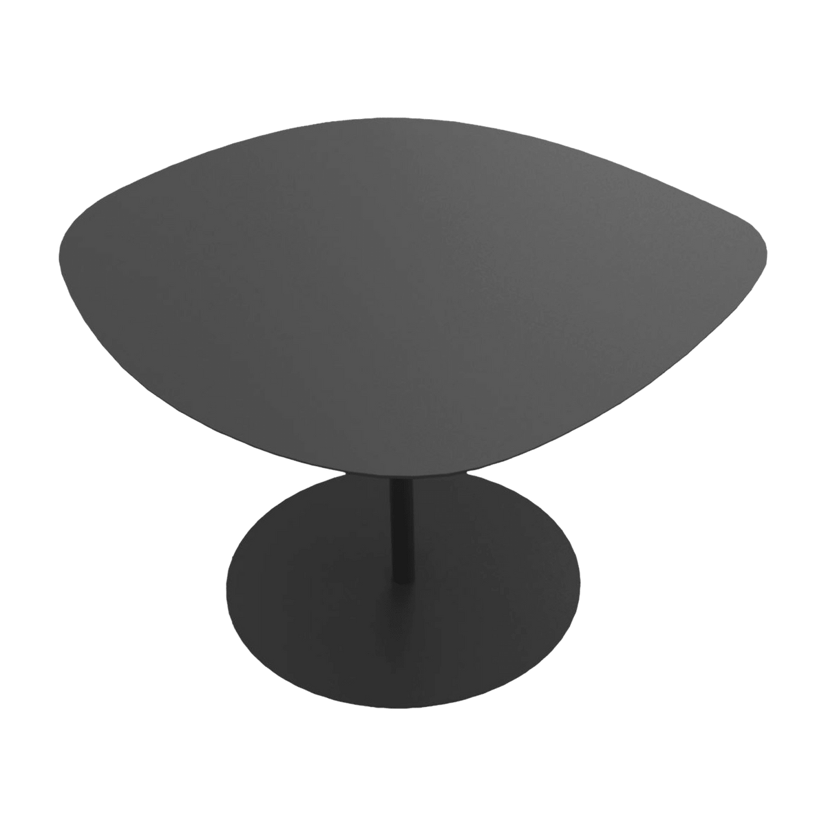 Table basse en acier noir Galet n°1 - Matière Grise - The Cool Republic