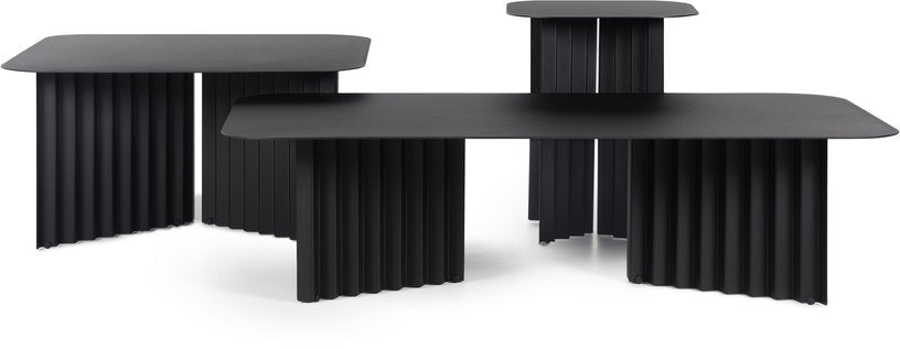 Table basse en acier noir Small PLEC - RS Barcelona - The Cool Republic