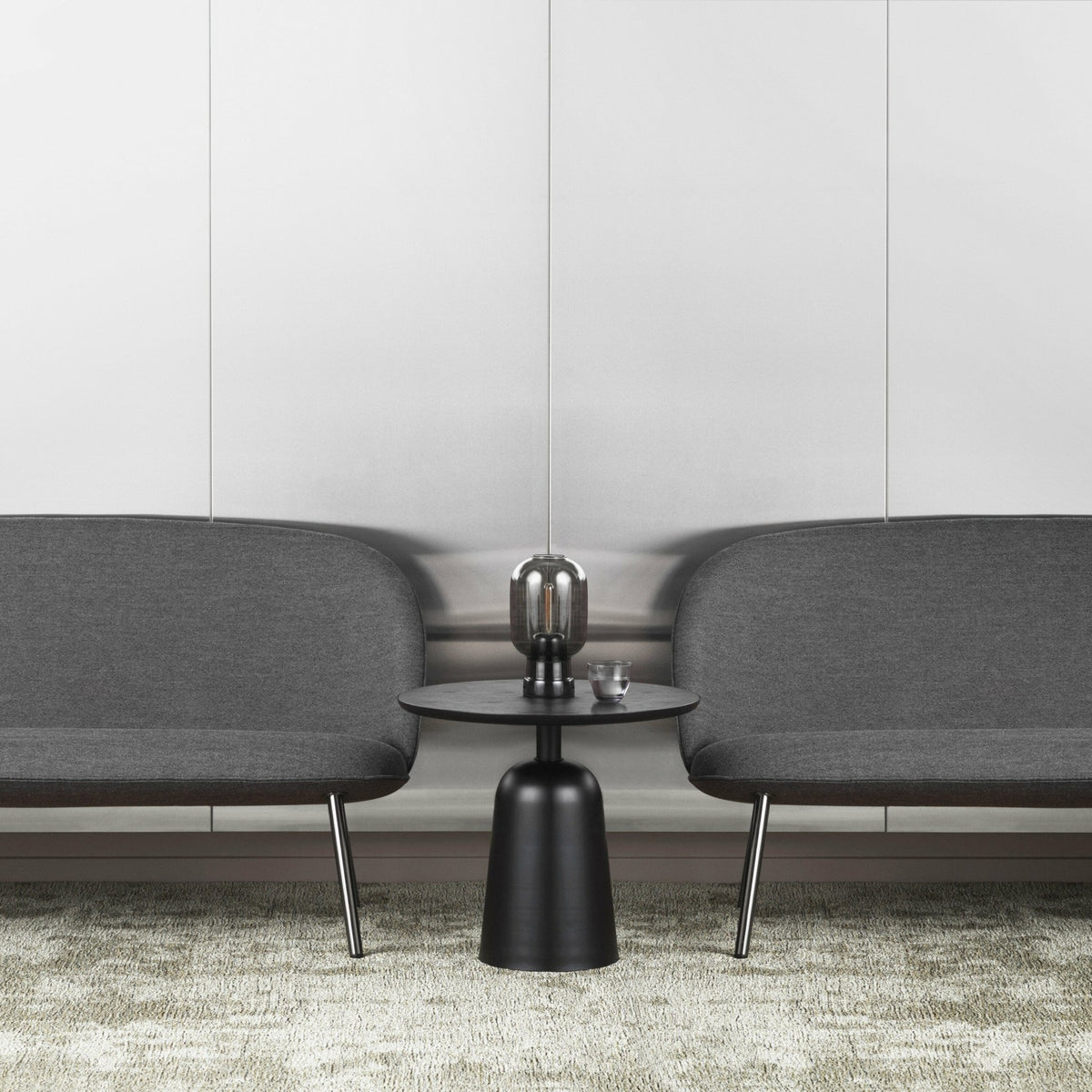 Table basse en acier noire Turn table noir - Normann Copenhagen - The Cool Republic