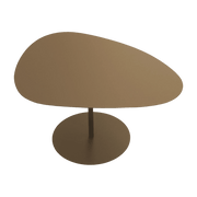 Table basse en acier sable Galet n°2 - Matière Grise - The Cool Republic