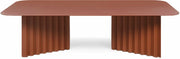 Table basse en acier terracotta Large PLEC - RS Barcelona - The Cool Republic