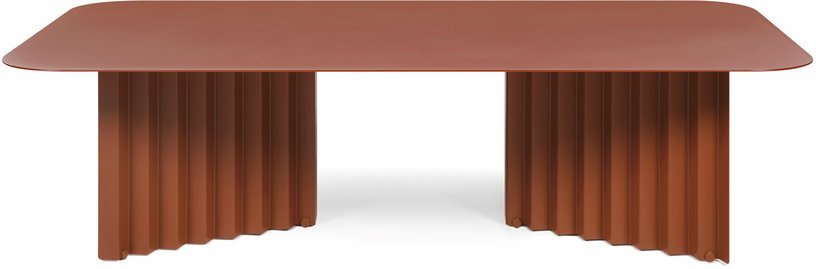 Table basse en acier terracotta Large PLEC - RS Barcelona - The Cool Republic