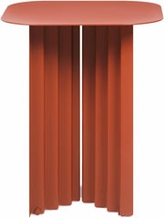 Table basse en acier terracotta Small PLEC - RS Barcelona - The Cool Republic