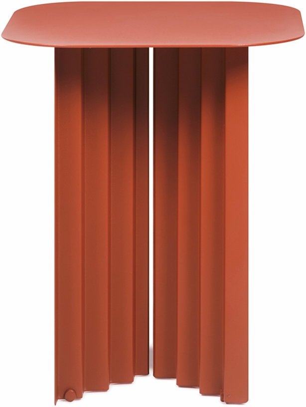 Table basse en acier terracotta Small PLEC - RS Barcelona - The Cool Republic