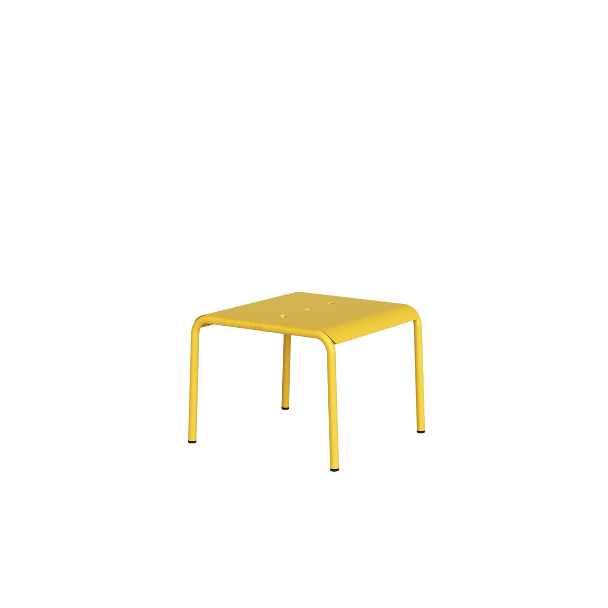 Table basse en acier thermolaqué inoxydable jaune 50x38cm Panorama - TIPTOE - The Cool Republic