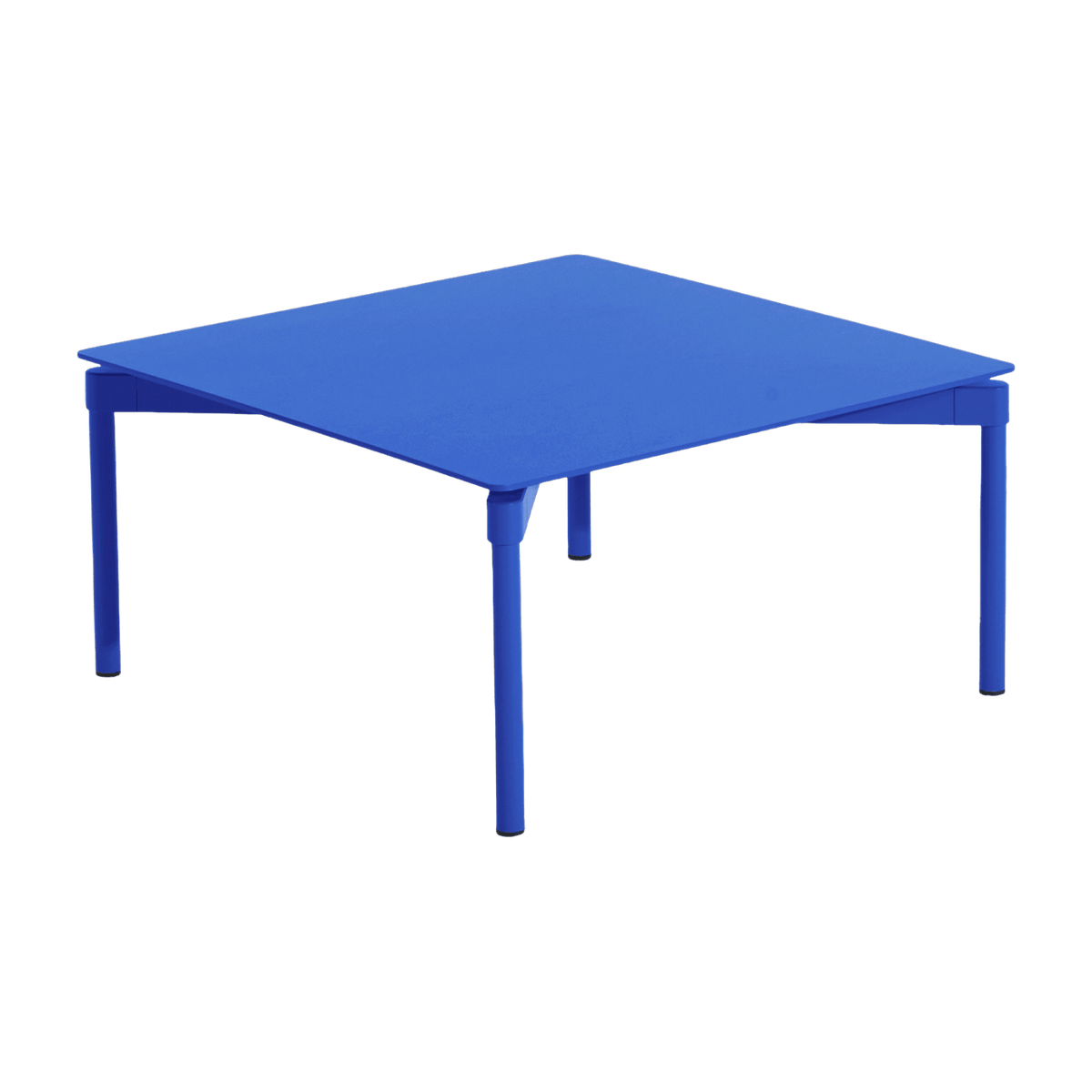 Blue aluminum coffee table Fromme - Petite Friture - The Cool Republic