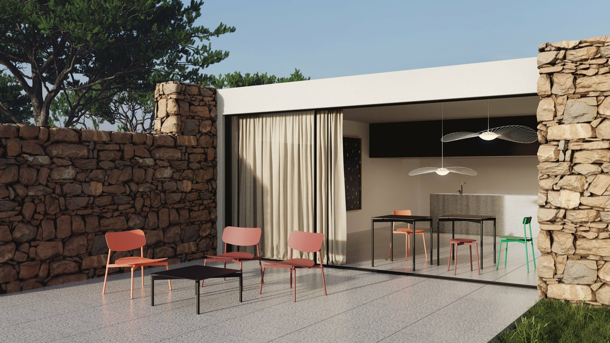Table basse en aluminium corail Fromme - Petite Friture - The Cool Republic
