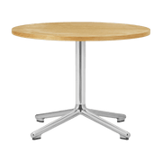 Table basse en aluminium et en chêne 60 cm Lunar Oak - Normann Copenhagen - The Cool Republic