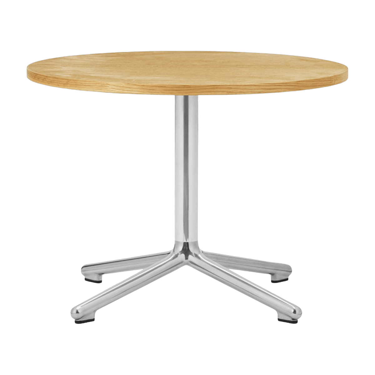 Table basse en aluminium et en chêne 60 cm Lunar Oak - Normann Copenhagen - The Cool Republic