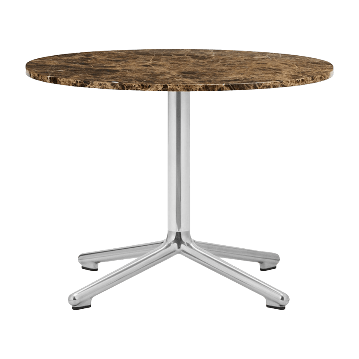 Table basse en aluminium et en marbre café 60 cm Lunar Marble - Normann Copenhagen - The Cool Republic