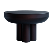 Table basse en aluminium noir 65x41 cm Crown - 101 Copenhagen - The Cool Republic