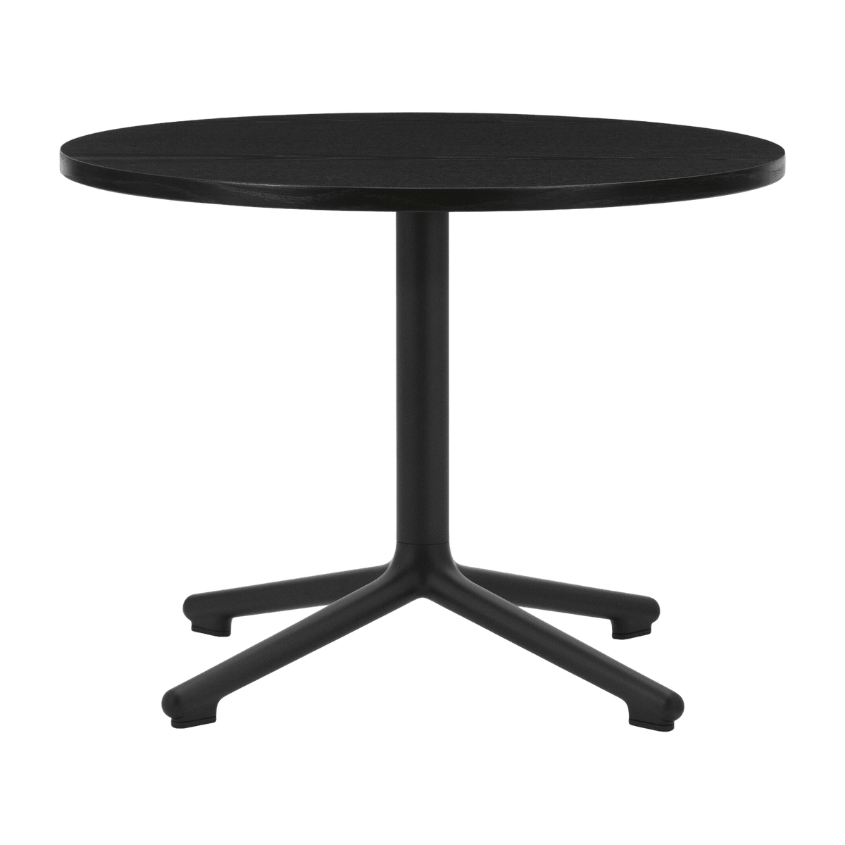 Table basse en aluminium noir et en chêne noir 60 cm Lunar Oak - Normann Copenhagen - The Cool Republic