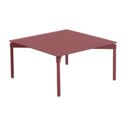 Table basse en aluminium rouge brun Fromme - Petite Friture - The Cool Republic