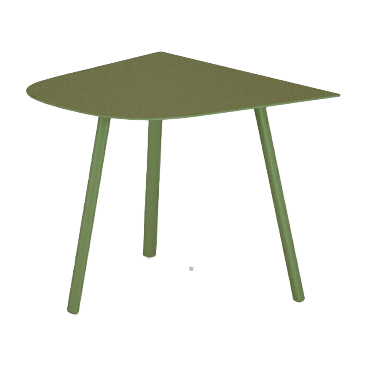 Table basse en aluminium vert 56 x 38 cm Mosaiko - Fast Spa - The Cool Republic