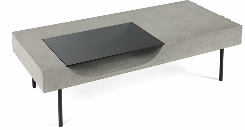 Table basse en béton et acier Curb - Lyon Béton - The Cool Republic