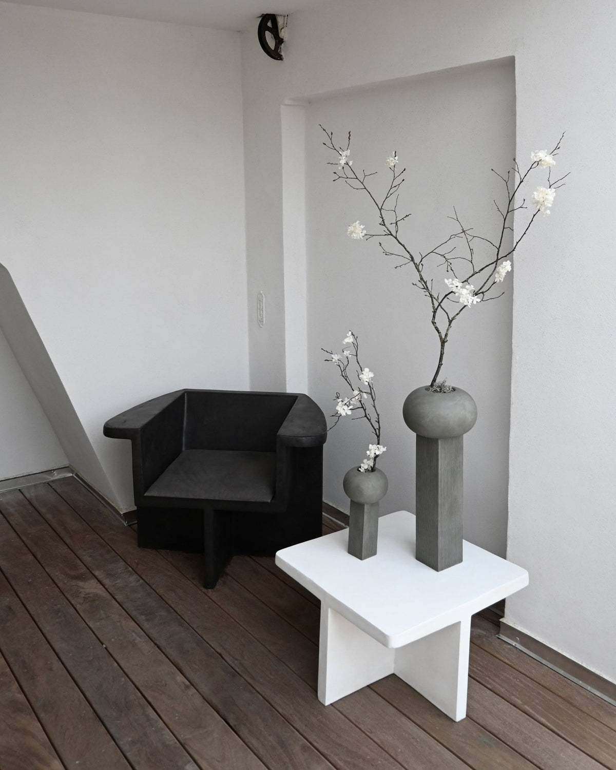 Table basse en béton fibré blanche Brutus - 101 Copenhagen - The Cool Republic