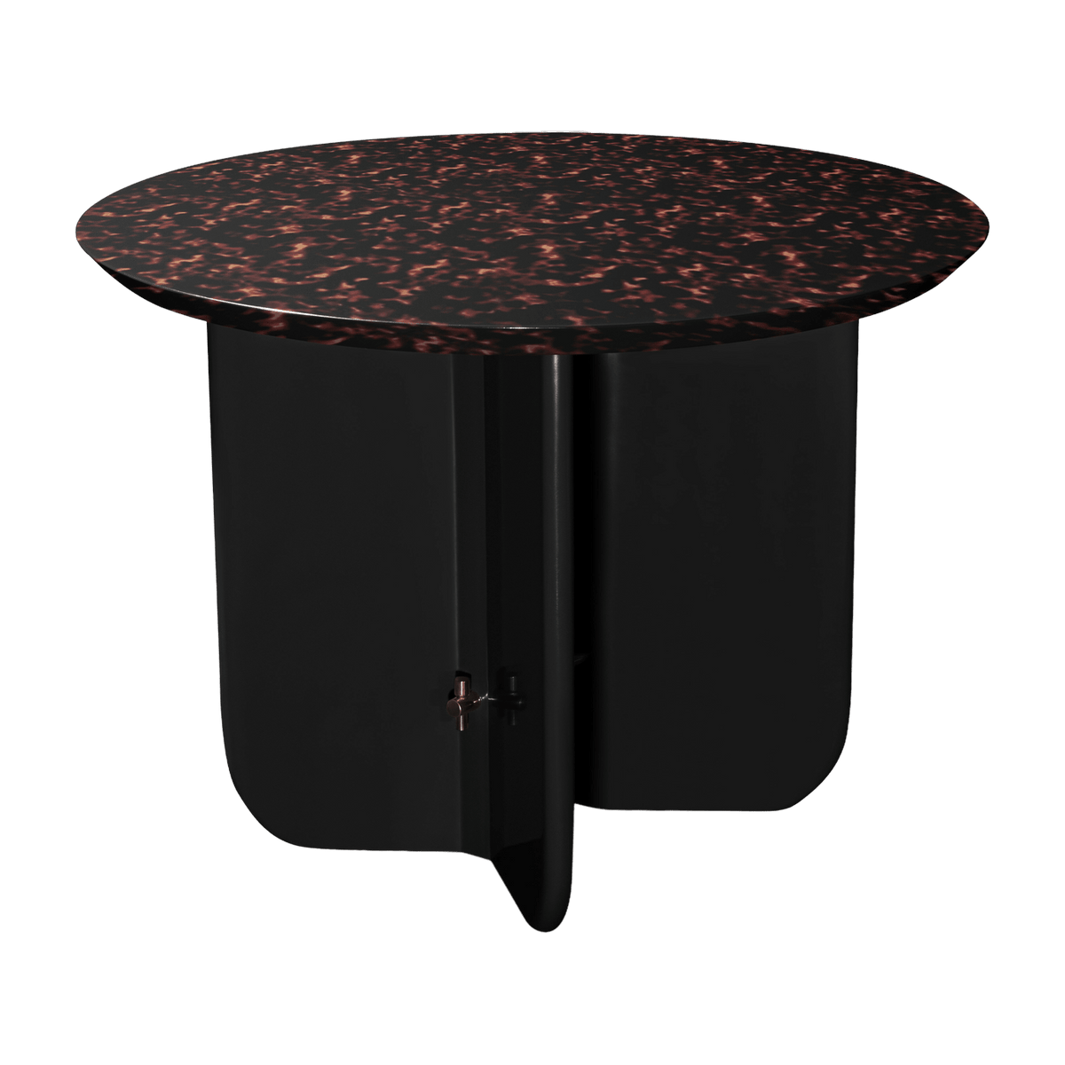 Table basse en bois laqué écailles M40 S Be Good - RED Edition - The Cool Republic