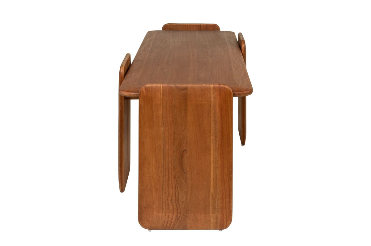 Table basse en bois mindi 155x50x46cm Mika - Versmissen - The Cool Republic