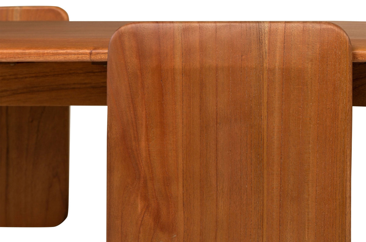 Table basse en bois mindi 155x50x46cm Mika - Versmissen - The Cool Republic