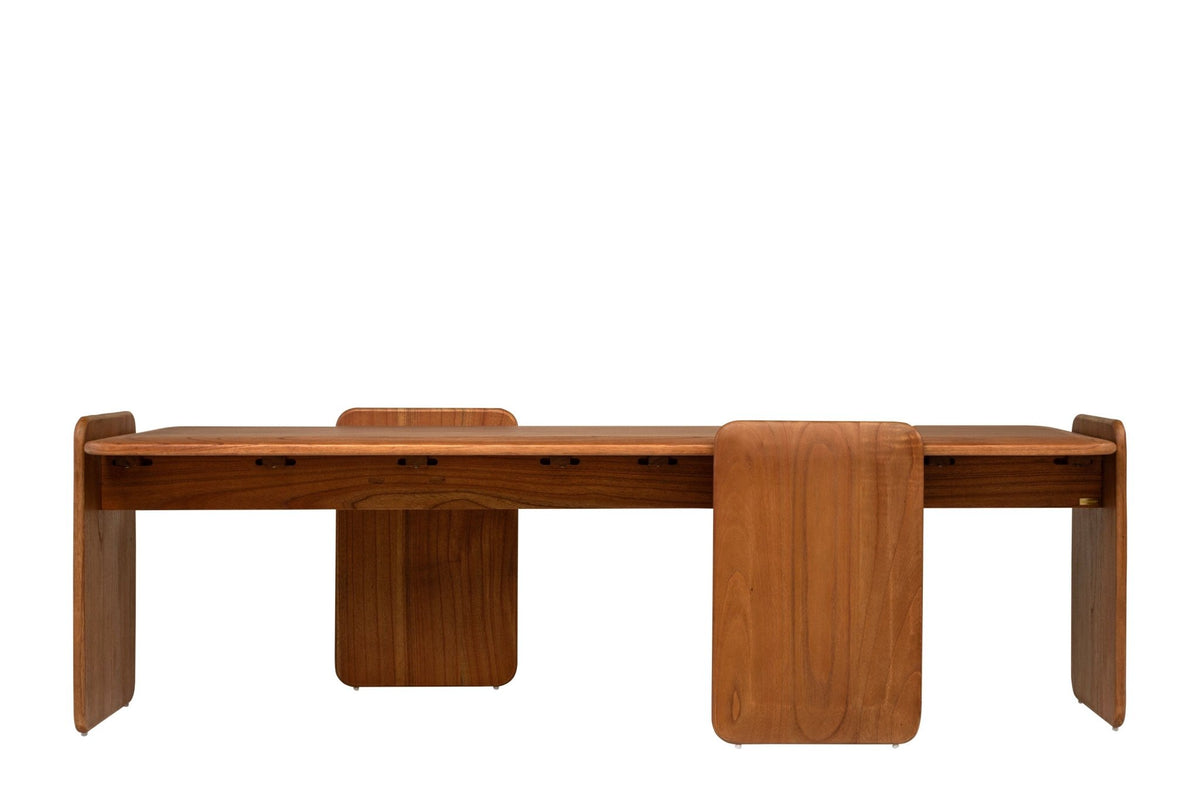 Table basse en bois mindi 155x50x46cm Mika - Versmissen - The Cool Republic