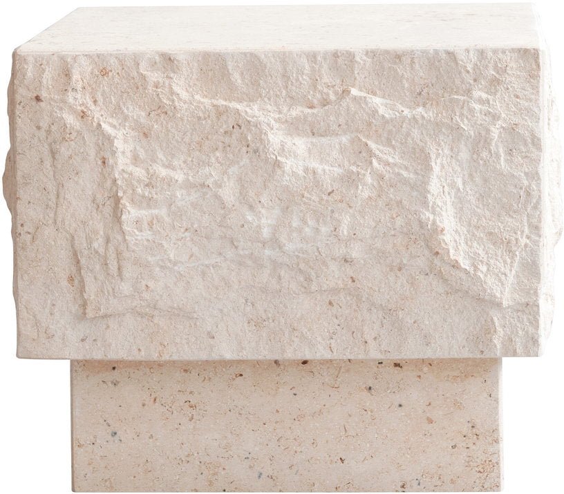 Table basse en calcaire 40x42x35cm Temple - 101 COPENHAGEN - The Cool Republic