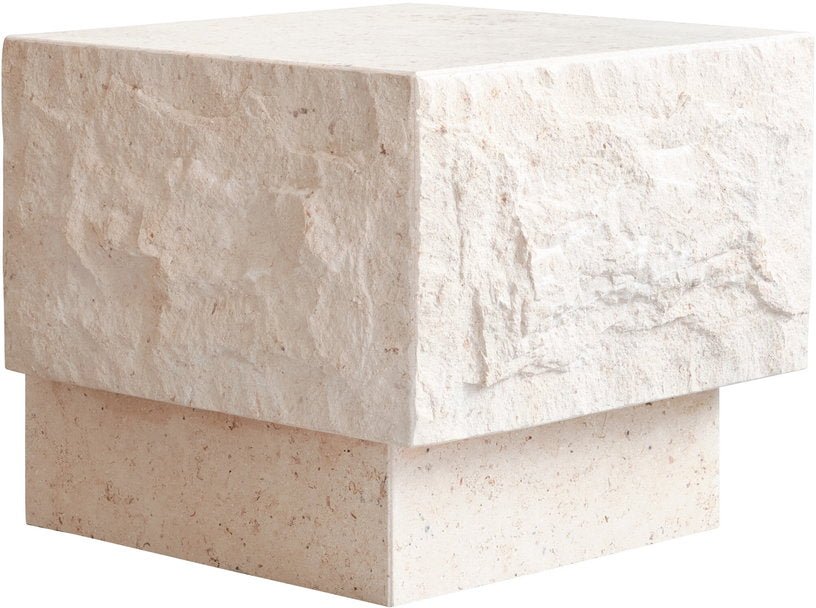 Table basse en calcaire 40x42x35cm Temple - 101 COPENHAGEN - The Cool Republic
