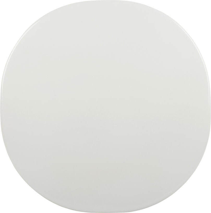 Table basse en céramique blanc palourde 75x75 cm Carmel - Gubi - The Cool Republic
