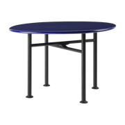 Table basse en céramique bleu pacifique 60x60 cm Carmel - Gubi - The Cool Republic
