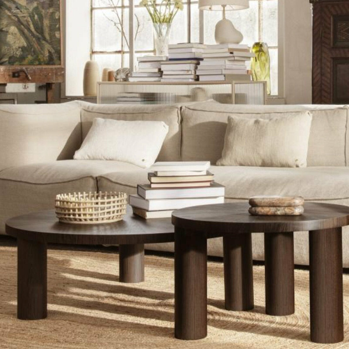 Table basse en chêne 100cm Star Post - Ferm living - The Cool Republic