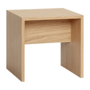 Table basse en chêne 40x40 cm - Hübsch - The Cool Republic
