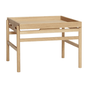 Table basse en chêne Cube - Hübsch - The Cool Republic