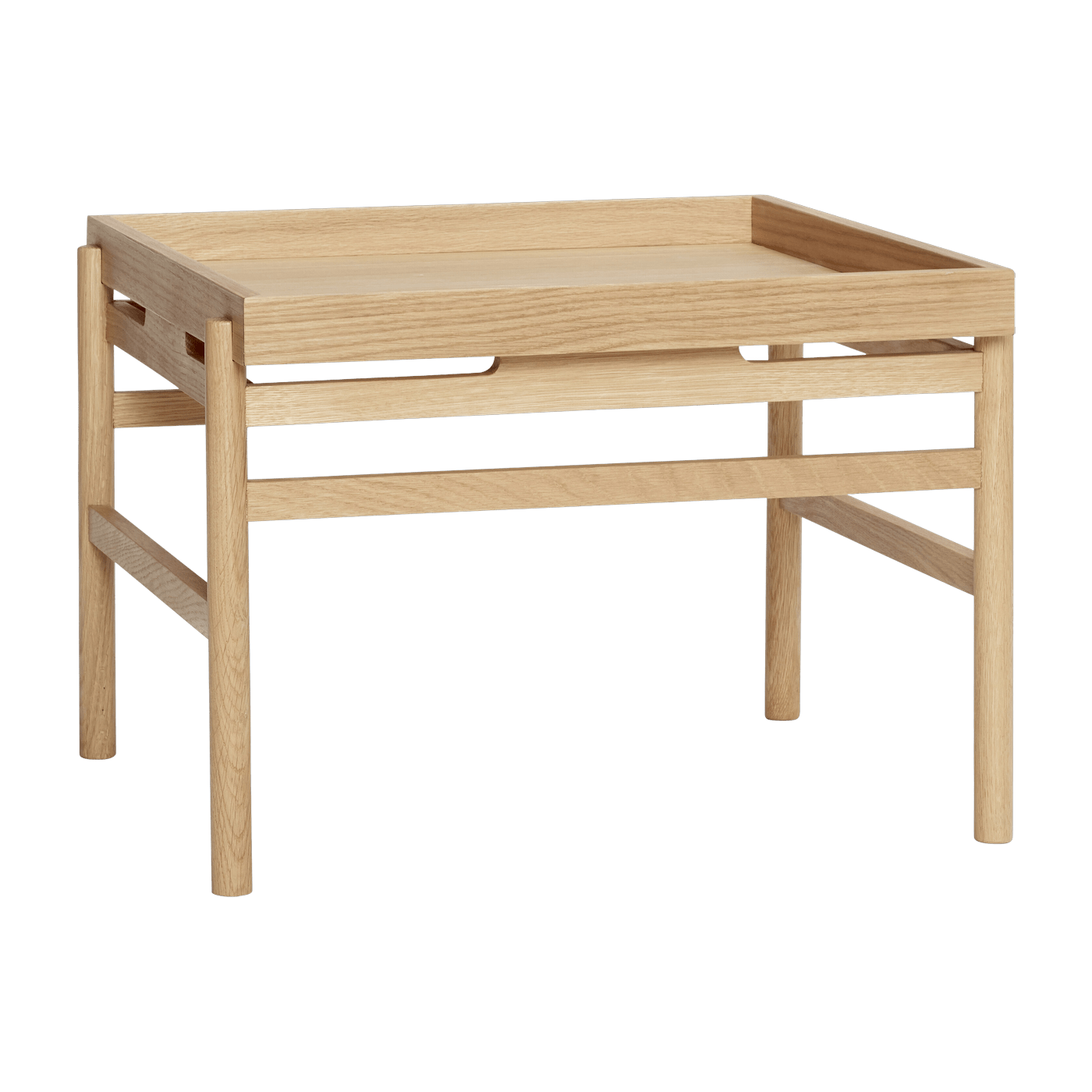 Table basse en chêne Cube - Hübsch - The Cool Republic