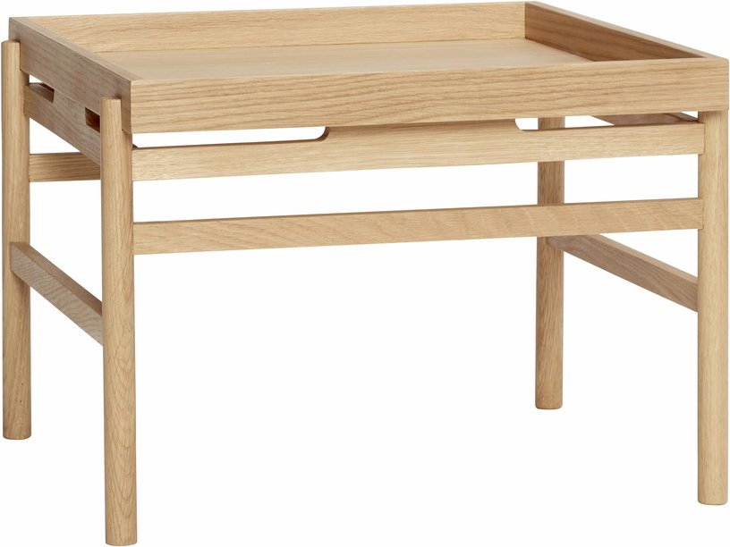 Table basse en chêne Cube - Hübsch - The Cool Republic