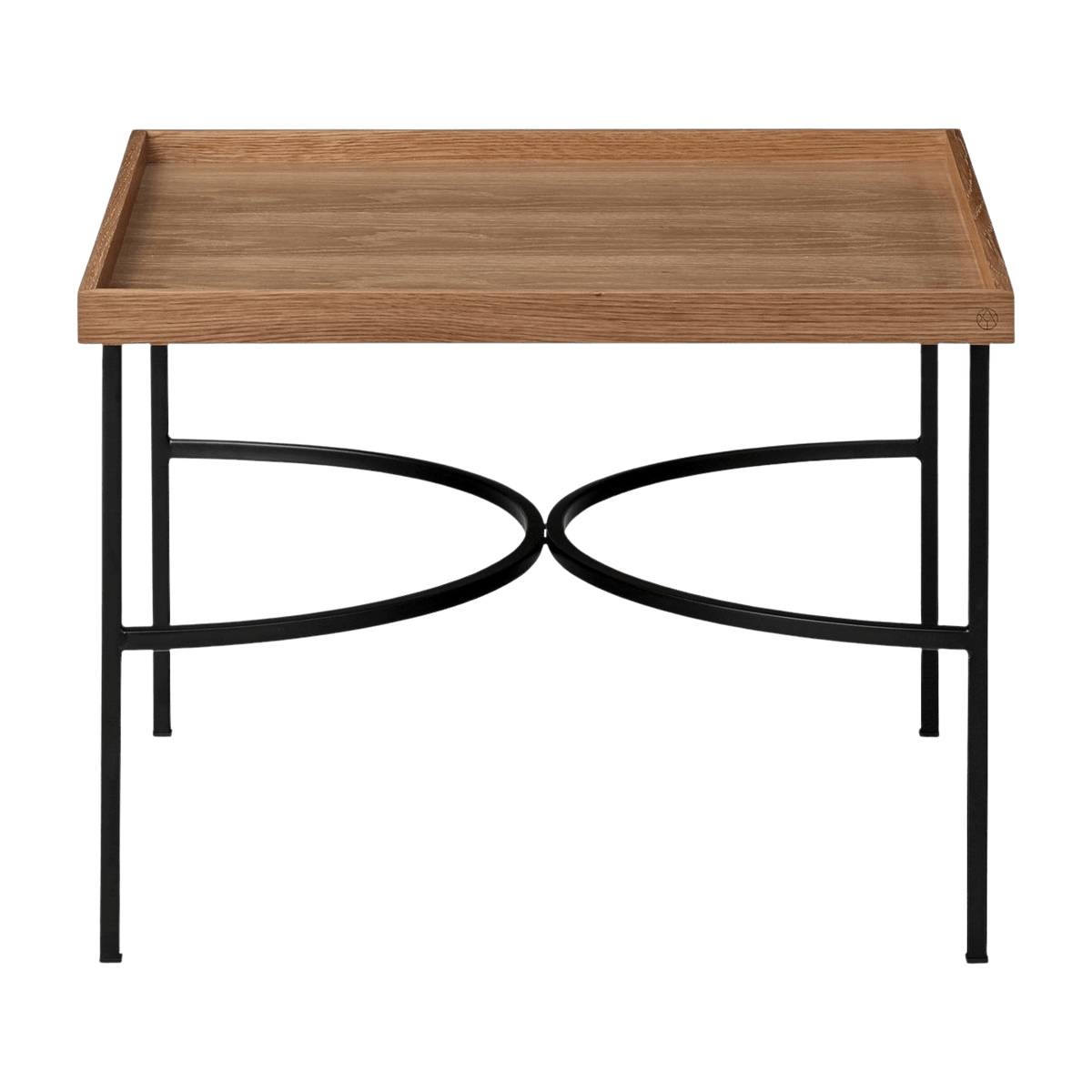 Table basse en chêne et métal noir Unity - AYTM - The Cool Republic