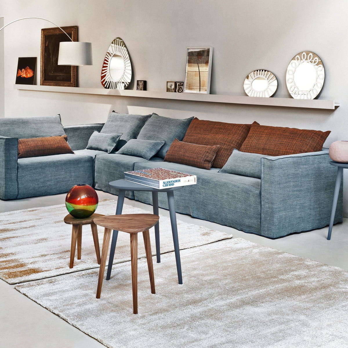 Table basse en chêne H64 cm Brick 244 - Gervasoni - The Cool Republic