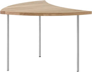 Table basse en chêne huilé et pieds chrome Pinwheel HM7 - &tradition - The Cool Republic