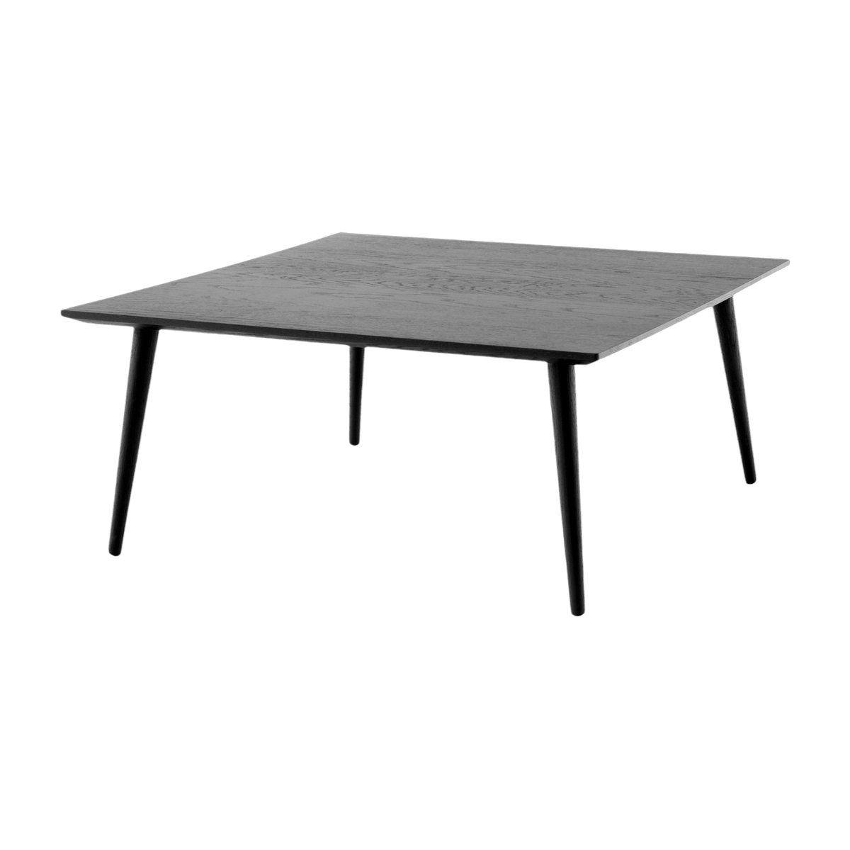 Table basse en chêne massif laqué noir 90 x 90 x 40 cm In Between SK24 - &tradition - The Cool Republic