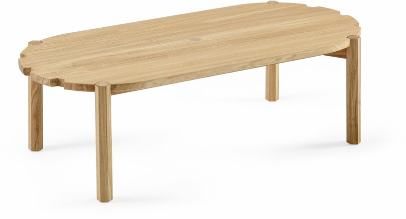 Table basse en chêne naturel 100 cm Pinion - Emko - The Cool Republic