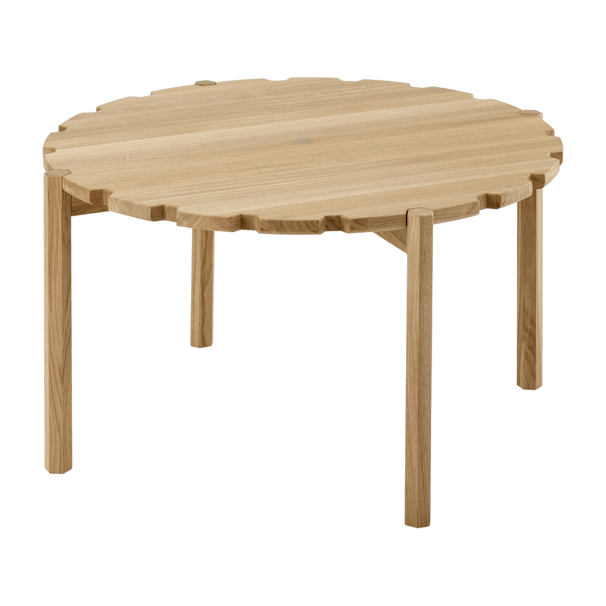 Table basse en chêne naturel 80 cm Pinion - Emko - The Cool Republic