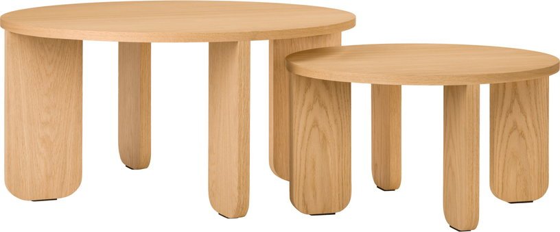 Table basse en chêne naturel L Kuvu - noo.ma - The Cool Republic