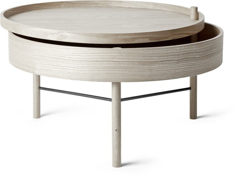 Table basse en chêne naturel Tournante - Audo - The Cool Republic