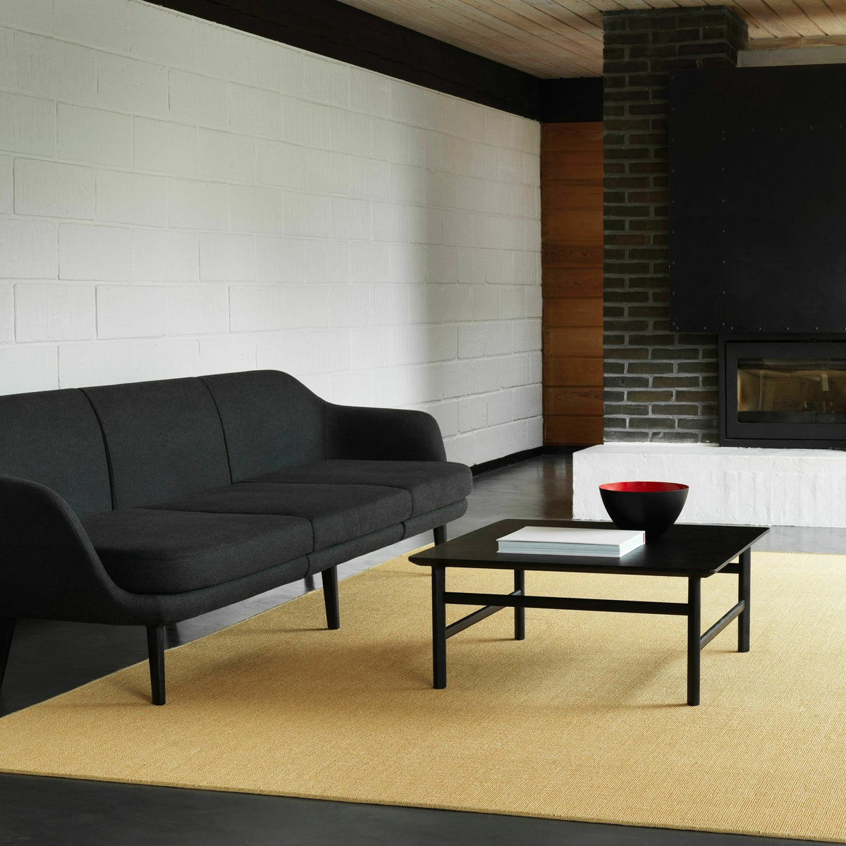 Table basse en chêne noir M Grow noir - Normann Copenhagen - The Cool Republic